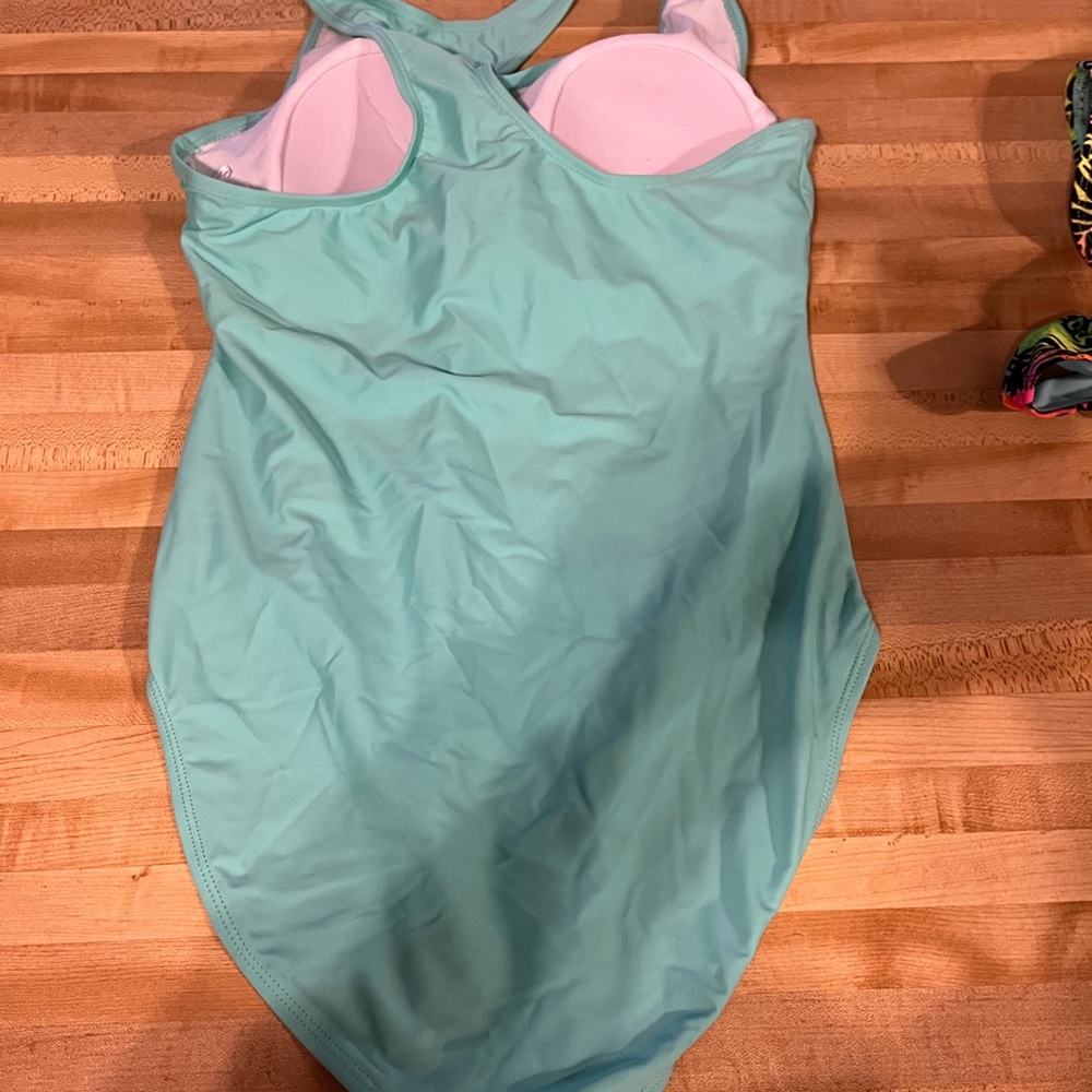 SHEIN Mint Green One Piece Swimsuit